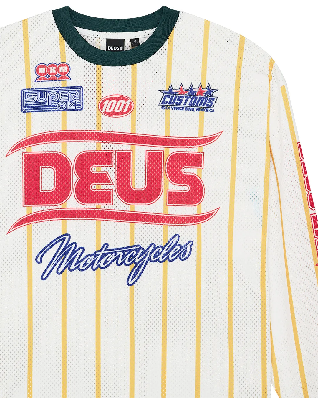 Route One Moto Jersey - Cloud Dancer sold by Deus Ex Machina product image thumbnail 4