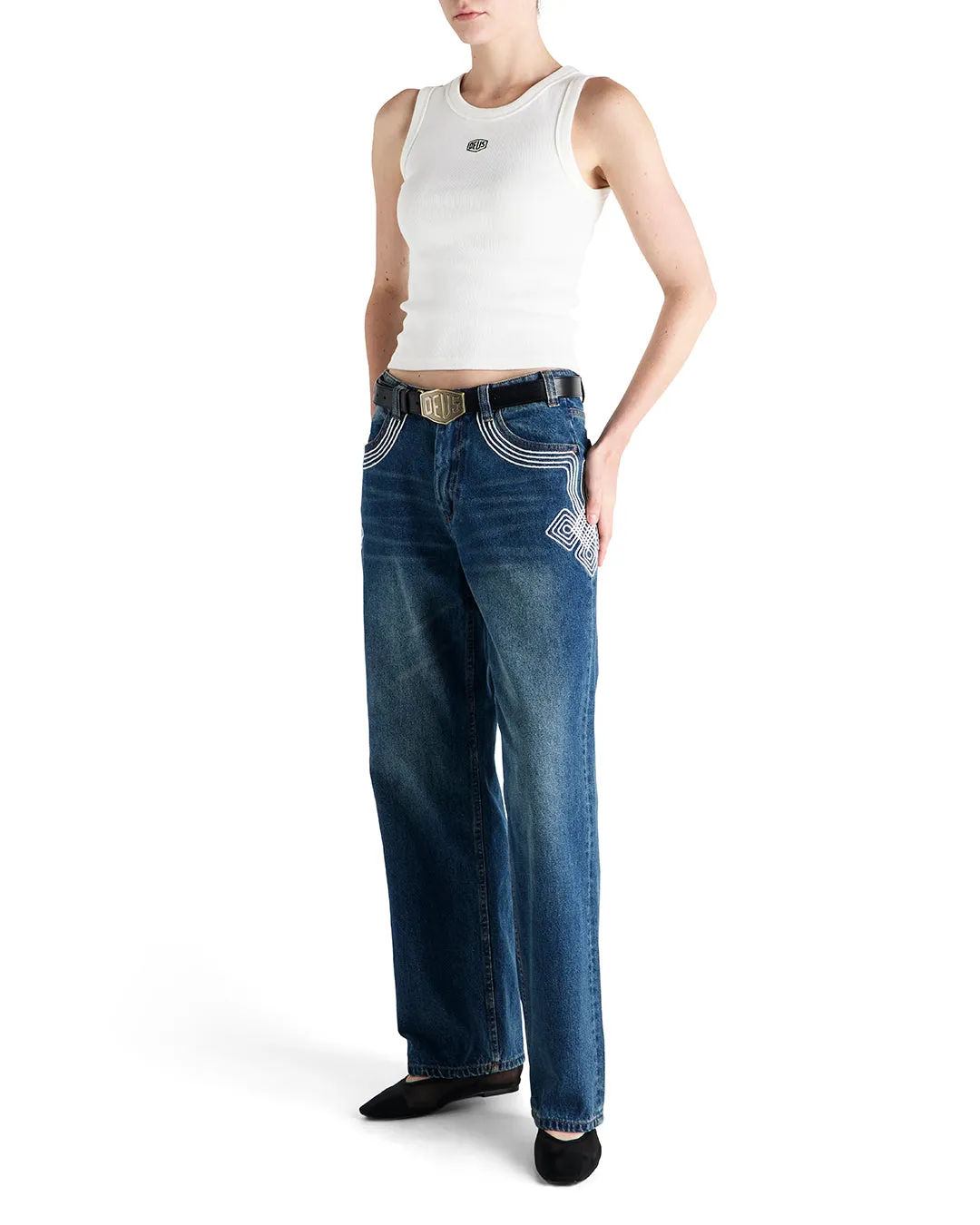 Shield Tank - Vintage White sold by Deus Ex Machina product image thumbnail 3