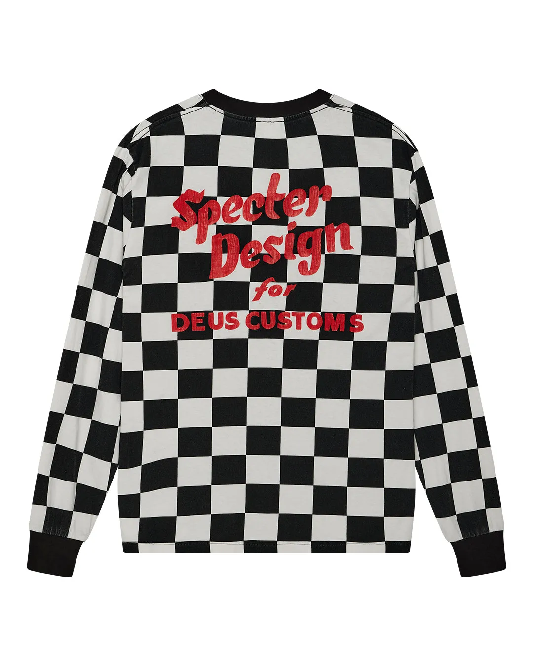 Specter Long Sleeve Tee - Black-White sold by Deus Ex Machina product image thumbnail 5