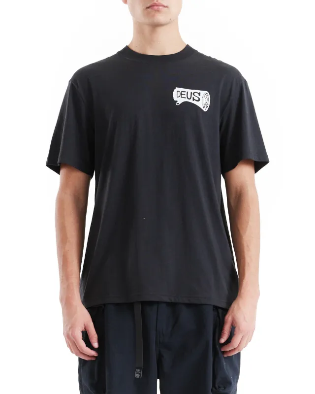 The Log Tee - Black sold by Deus Ex Machina
