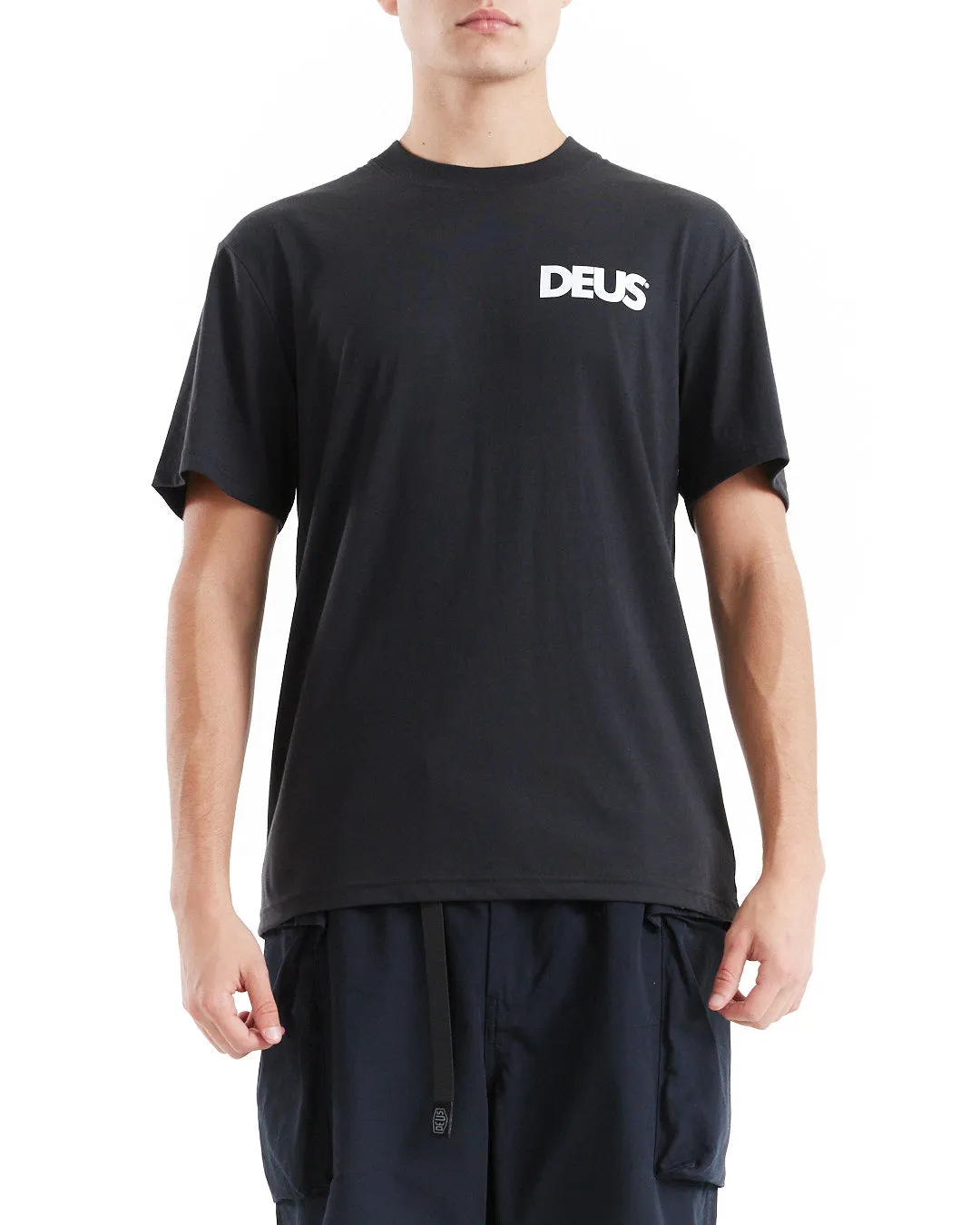 Los Angeles Surf Address Tee - Black sold by Deus Ex Machina product image thumbnail 2