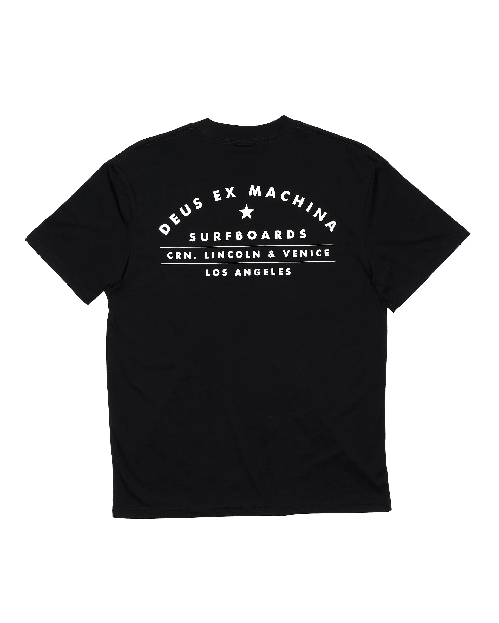 Los Angeles Surf Address Tee - Black sold by Deus Ex Machina product image thumbnail 3