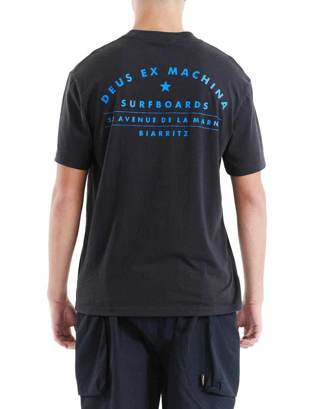 Biarritz Surf Address Tee - Black sold by Deus Ex Machina product image thumbnail 2