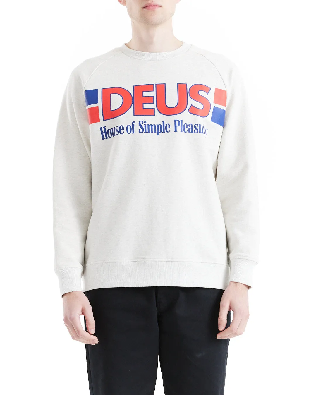 Zone Out Team Crew - Light Grey Marle sold by Deus Ex Machina