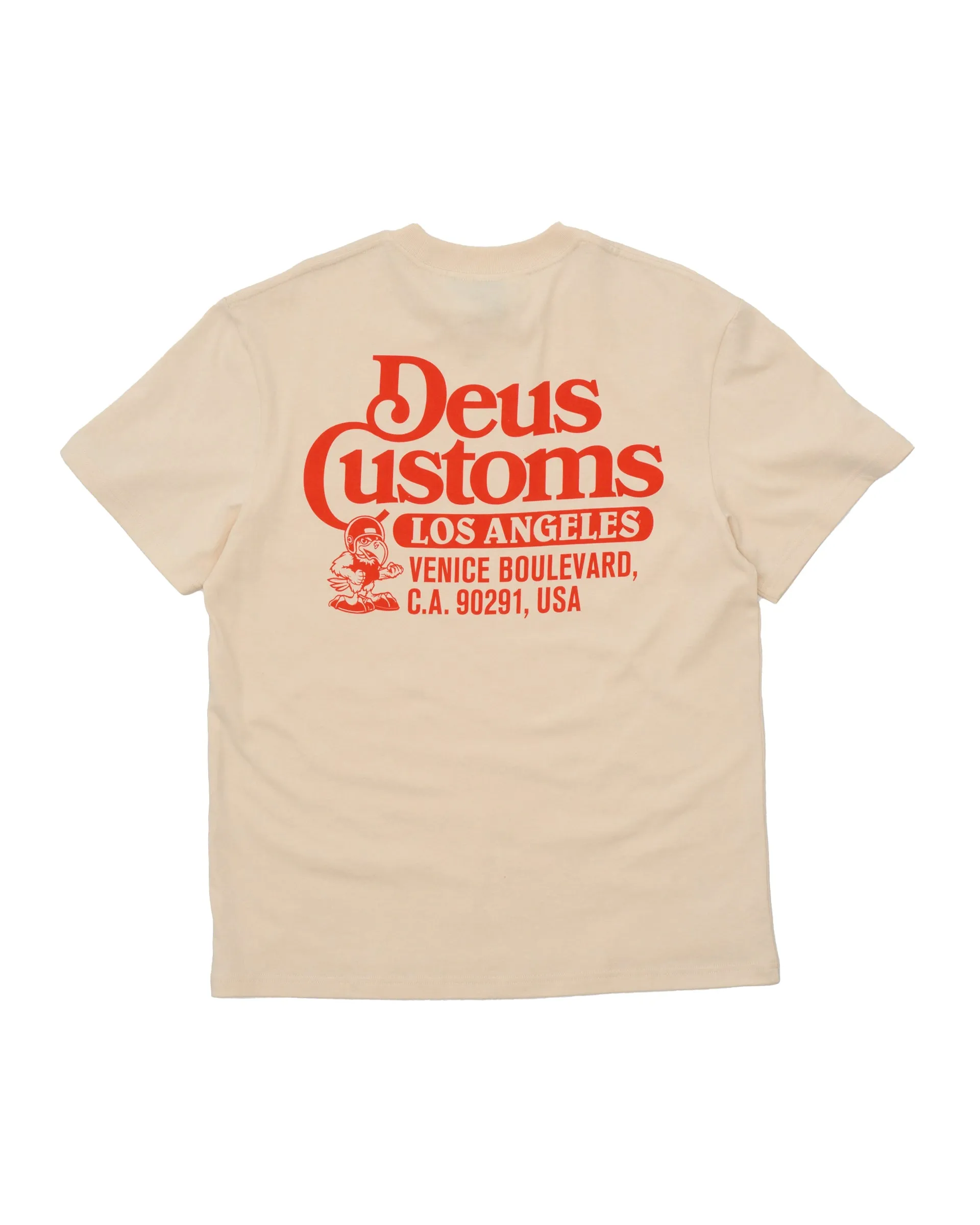 Raptor Tee - Dirty White sold by Deus Ex Machina product image thumbnail 5