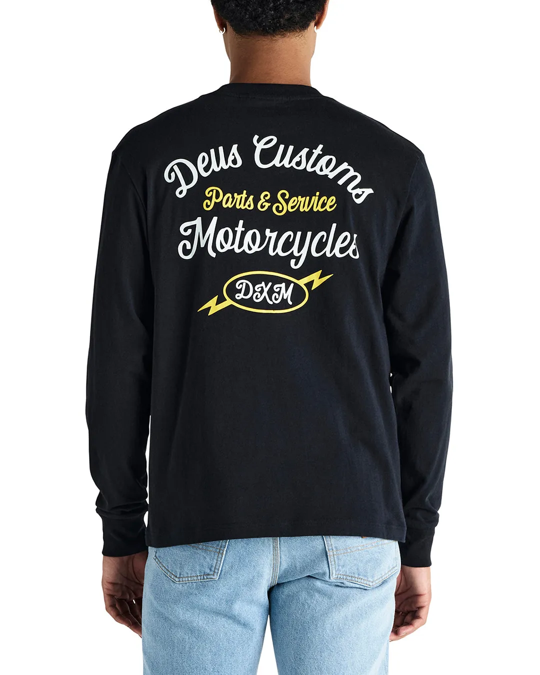 Iota Long Sleeve Tee - Black sold by Deus Ex Machina