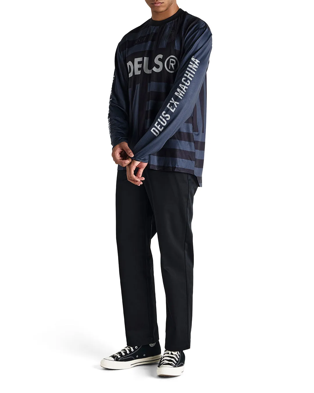 Blackout Moto Jersey - Black sold by Deus Ex Machina product image thumbnail 3