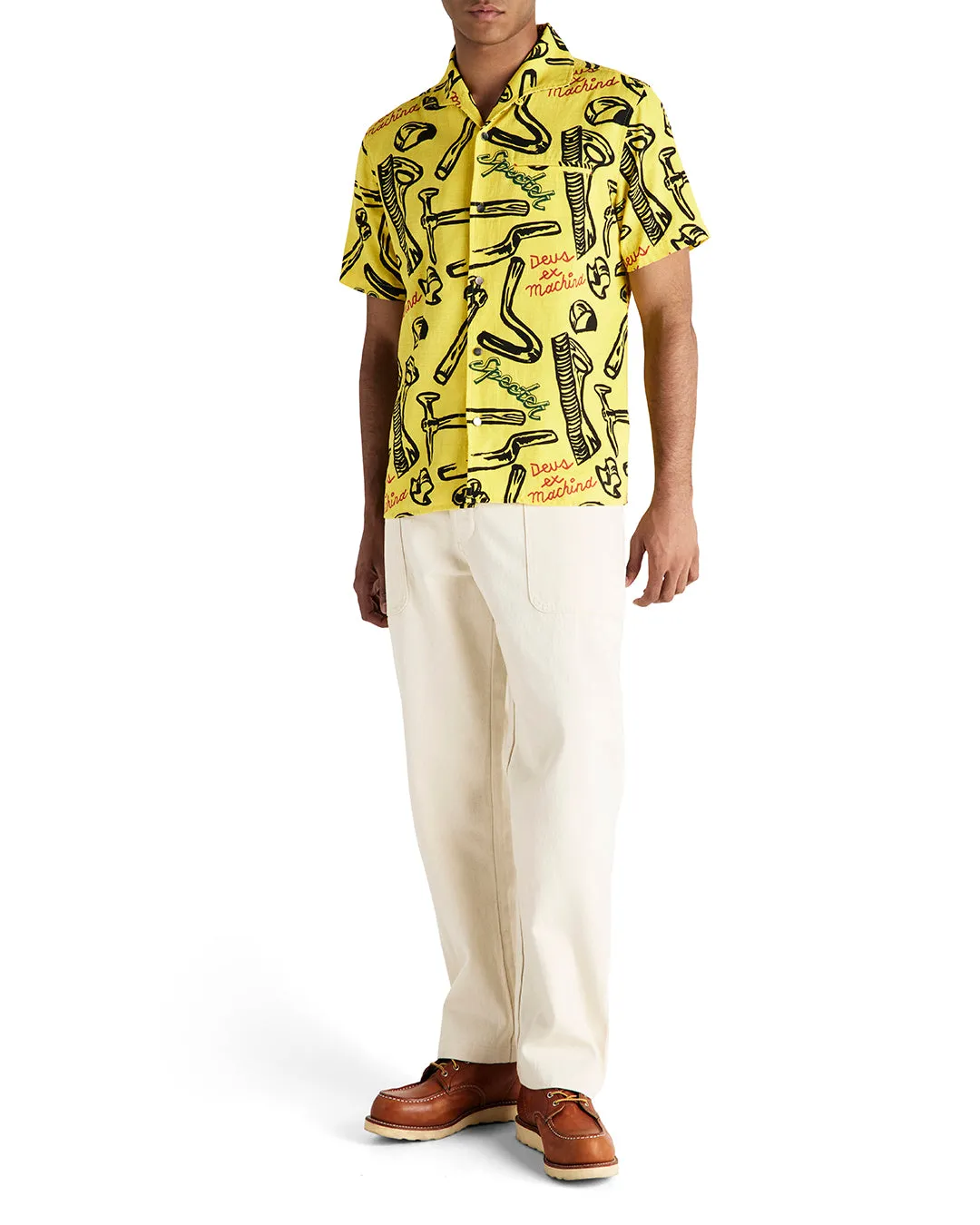 Specter Tools Shirt - Canary Yellow sold by Deus Ex Machina product image thumbnail 3