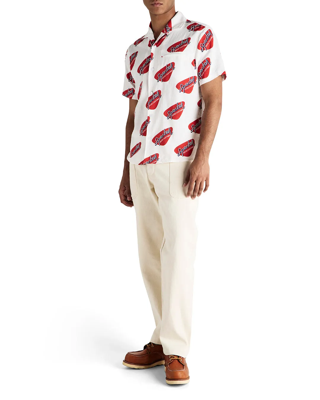 Specter Stamp Shirt - Vintage White sold by Deus Ex Machina product image thumbnail 3