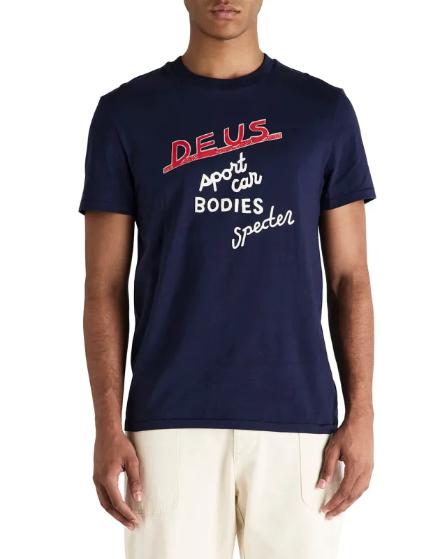 Specter Workshop Tee - Azure Navy sold by Deus Ex Machina