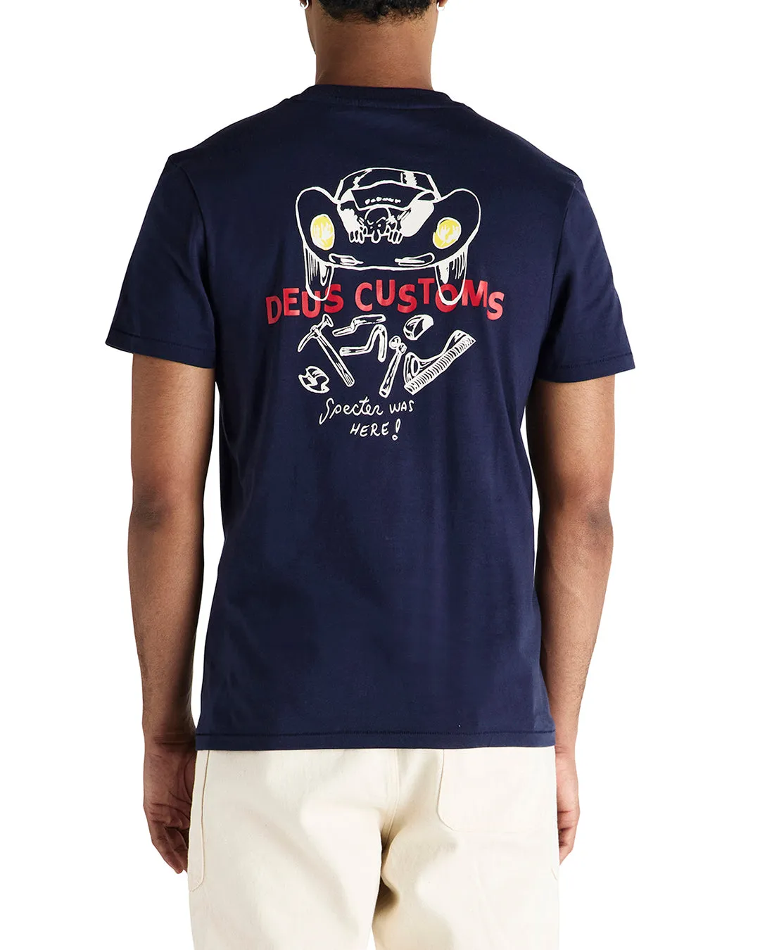 Specter Workshop Tee - Azure Navy sold by Deus Ex Machina product image thumbnail 2