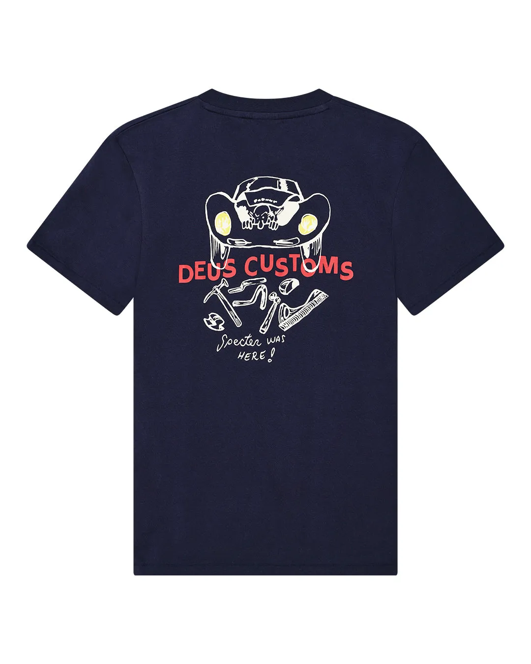 Specter Workshop Tee - Azure Navy sold by Deus Ex Machina product image thumbnail 5