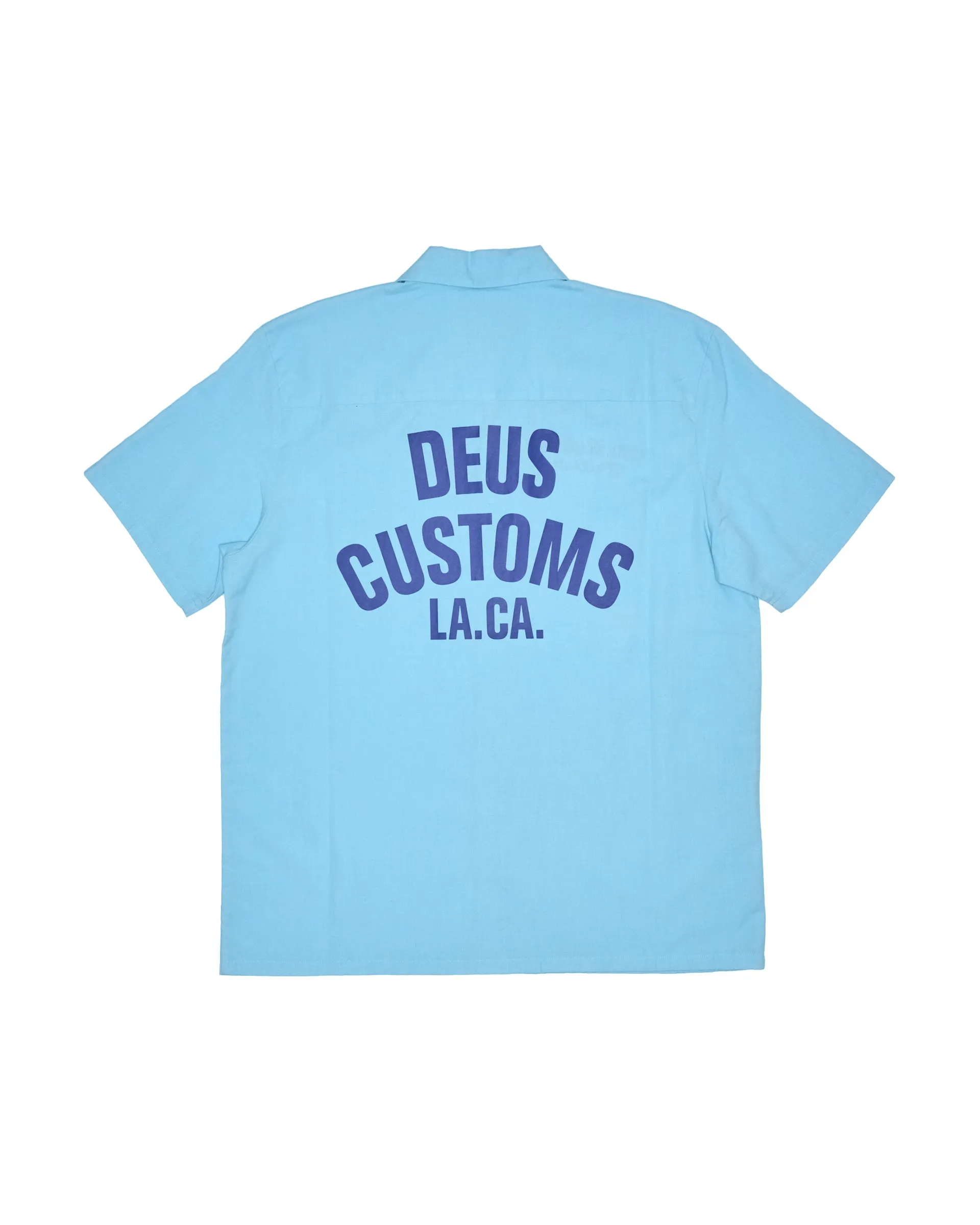 Forecourt Shirt - Sky Blue sold by Deus Ex Machina product image thumbnail 5