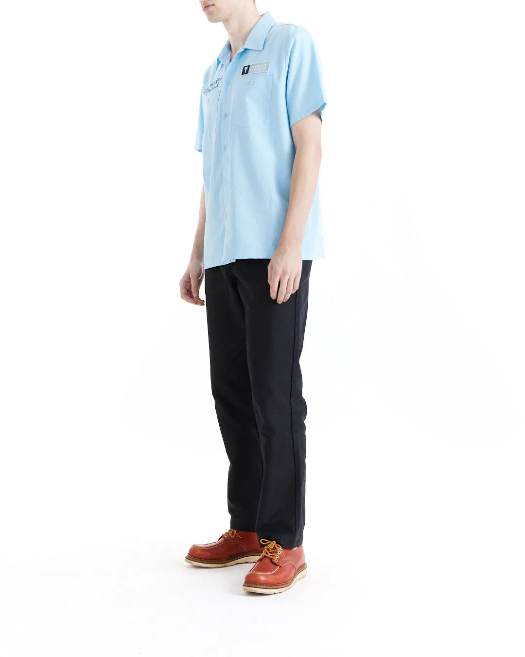 Forecourt Shirt - Sky Blue sold by Deus Ex Machina product image thumbnail 3