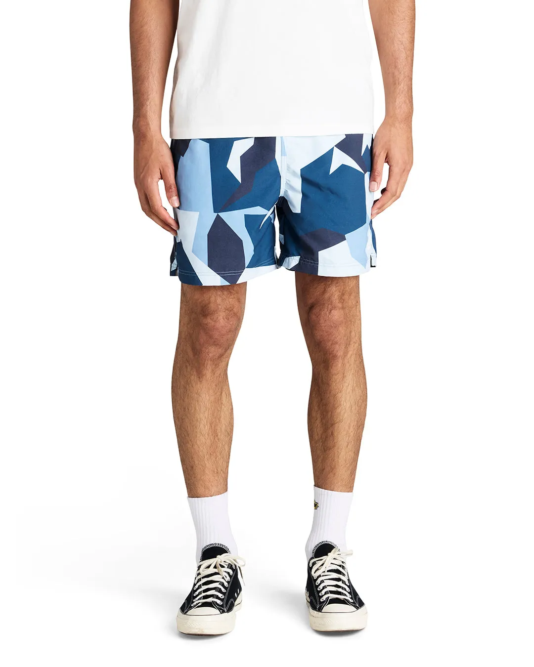 Service Swimshort - Blue Camo sold by Deus Ex Machina