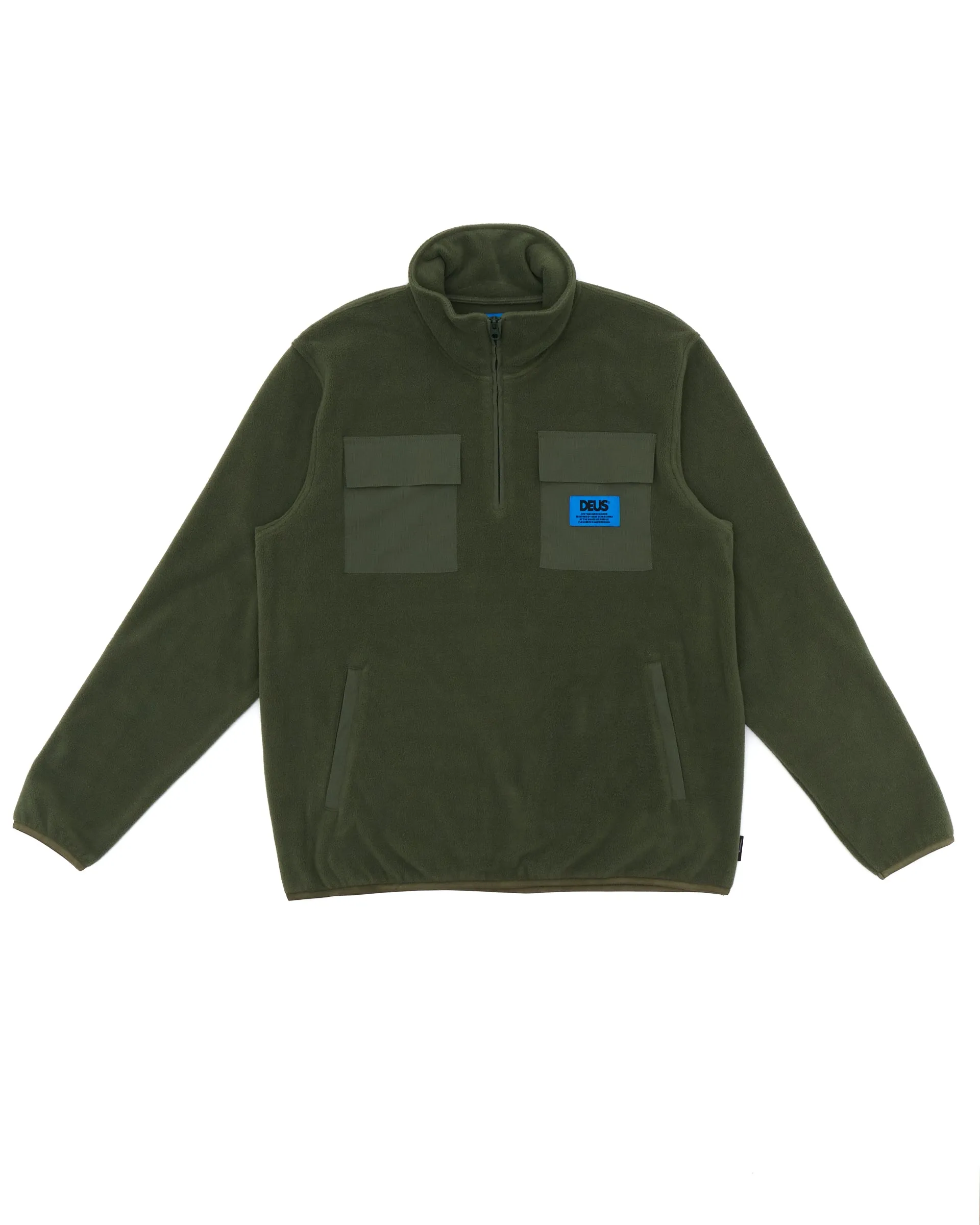 Section Zip Neck Fleece - Clover sold by Deus Ex Machina product image thumbnail 5