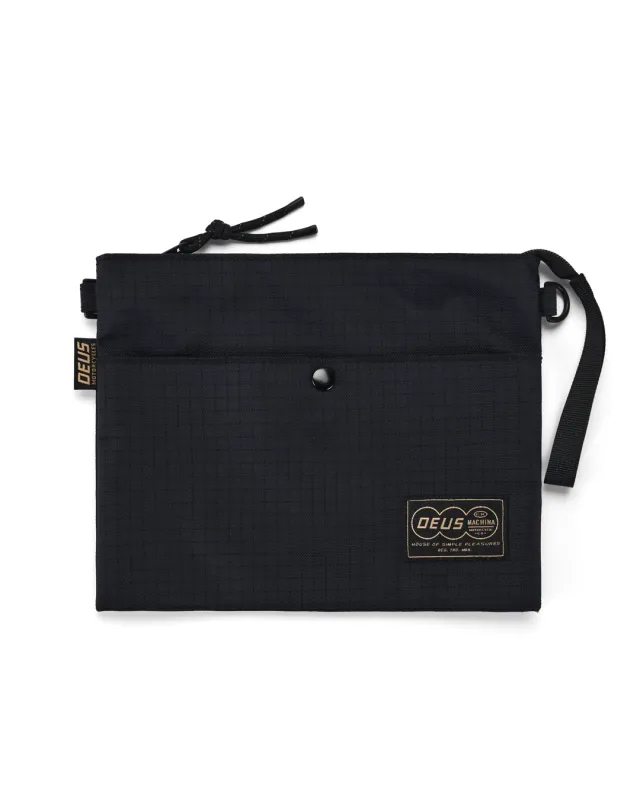 Travis 2-Way Sacoche - Black sold by Deus Ex Machina