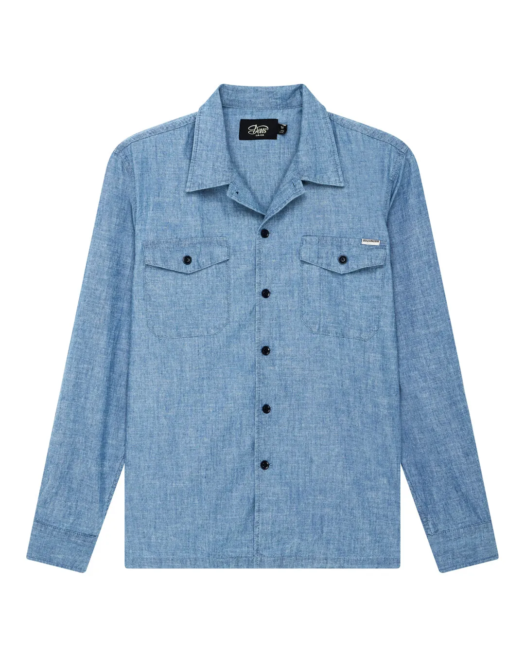 Forecourt Denim Shirt - Indigo Chambray sold by Deus Ex Machina product image thumbnail 4