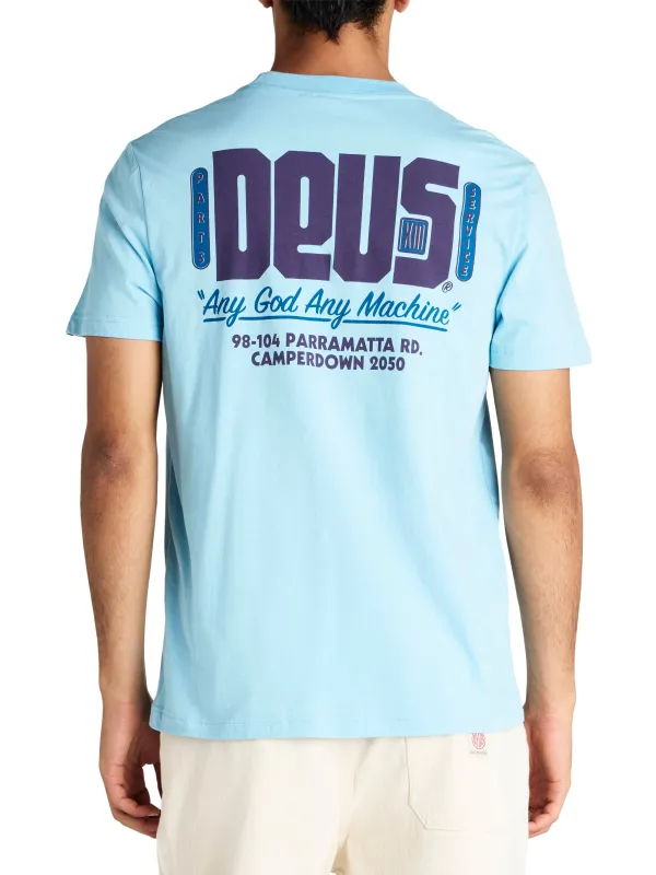 Outage Tee - Sky Blue sold by Deus Ex Machina