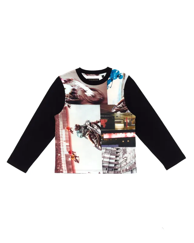 Millenium Long Sleeve Top - Wet Asphalt sold by Deus Ex Machina