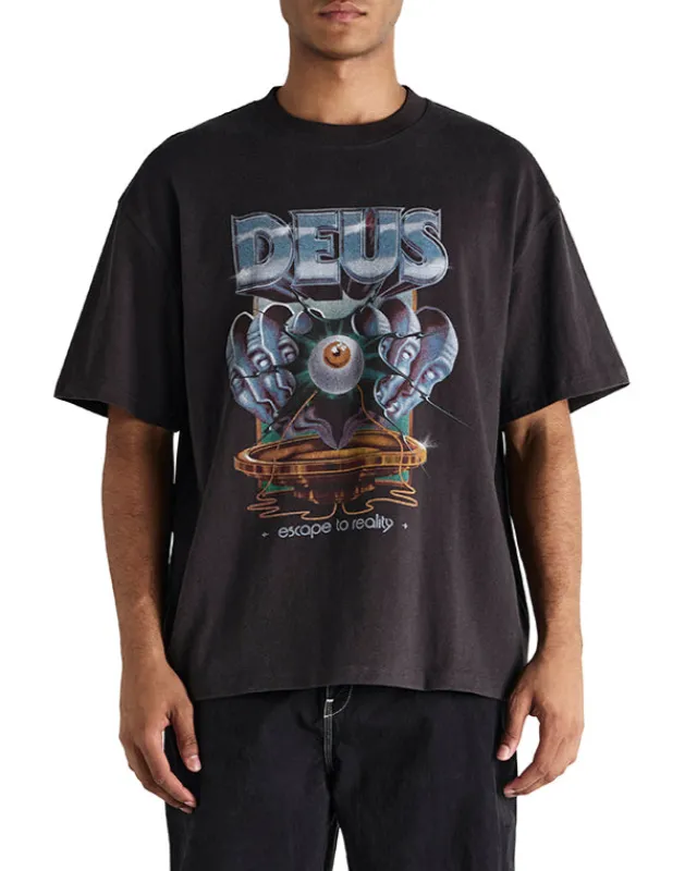 Great Escape Tee - Anthracite sold by Deus Ex Machina