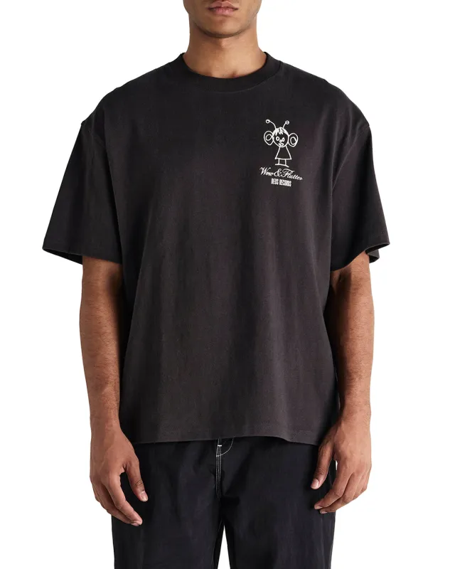 Sensory Overload Tee - Anthracite made by Deus Ex Machina