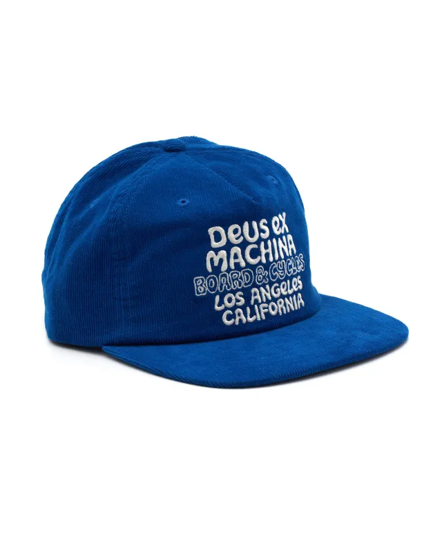Squeak Cord Cap - Bright Cobalt sold by Deus Ex Machina