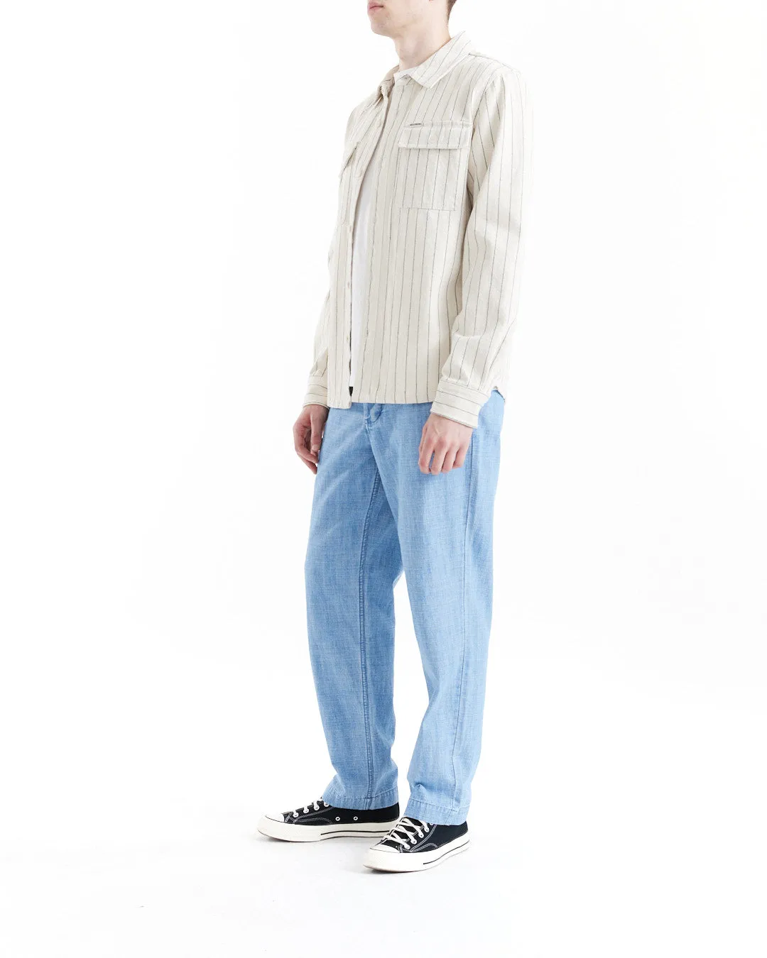 Vacay Stripe Denim Shirt - Natural sold by Deus Ex Machina product image thumbnail 3