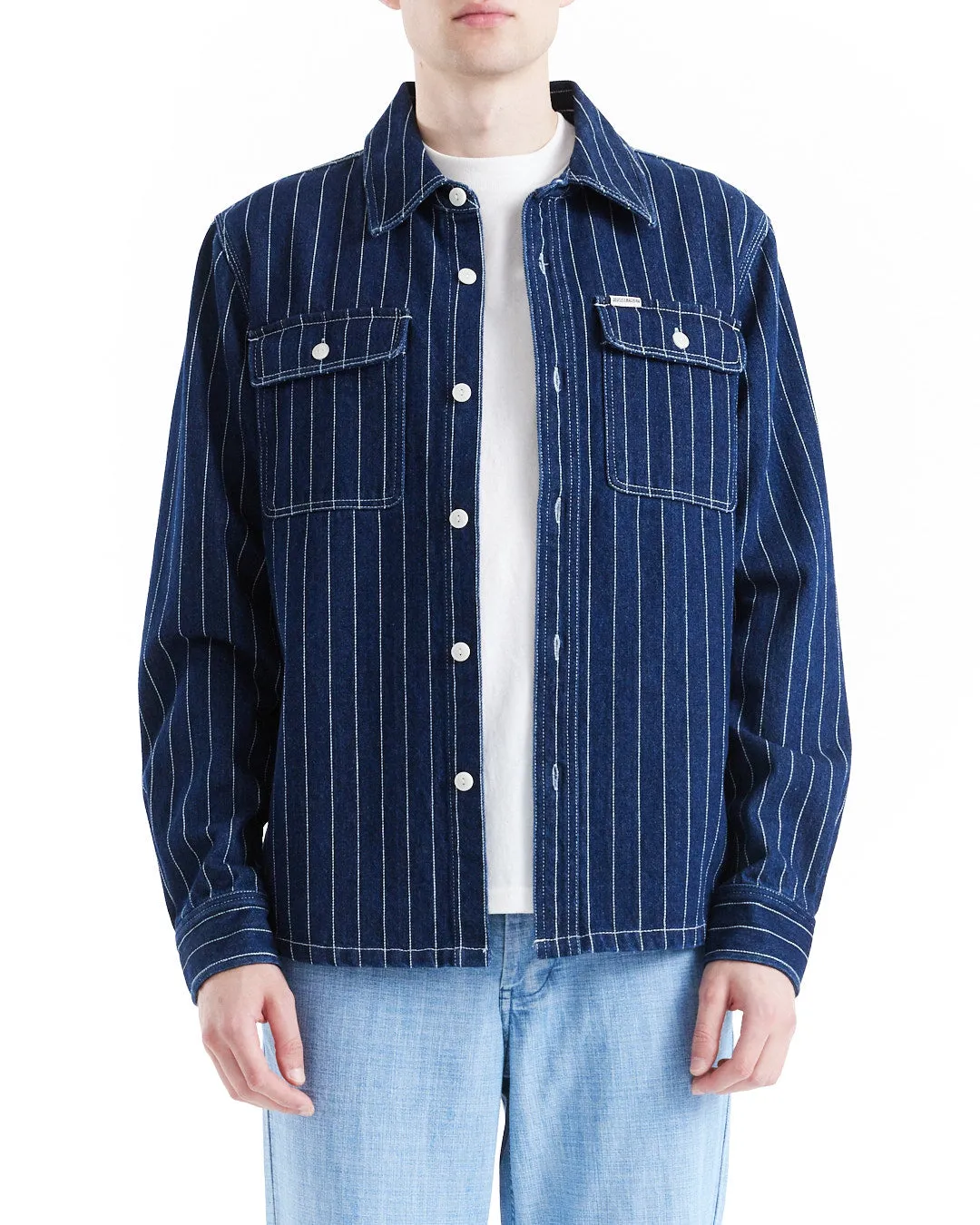 Vacay Stripe Denim Shirt - Indigo sold by Deus Ex Machina