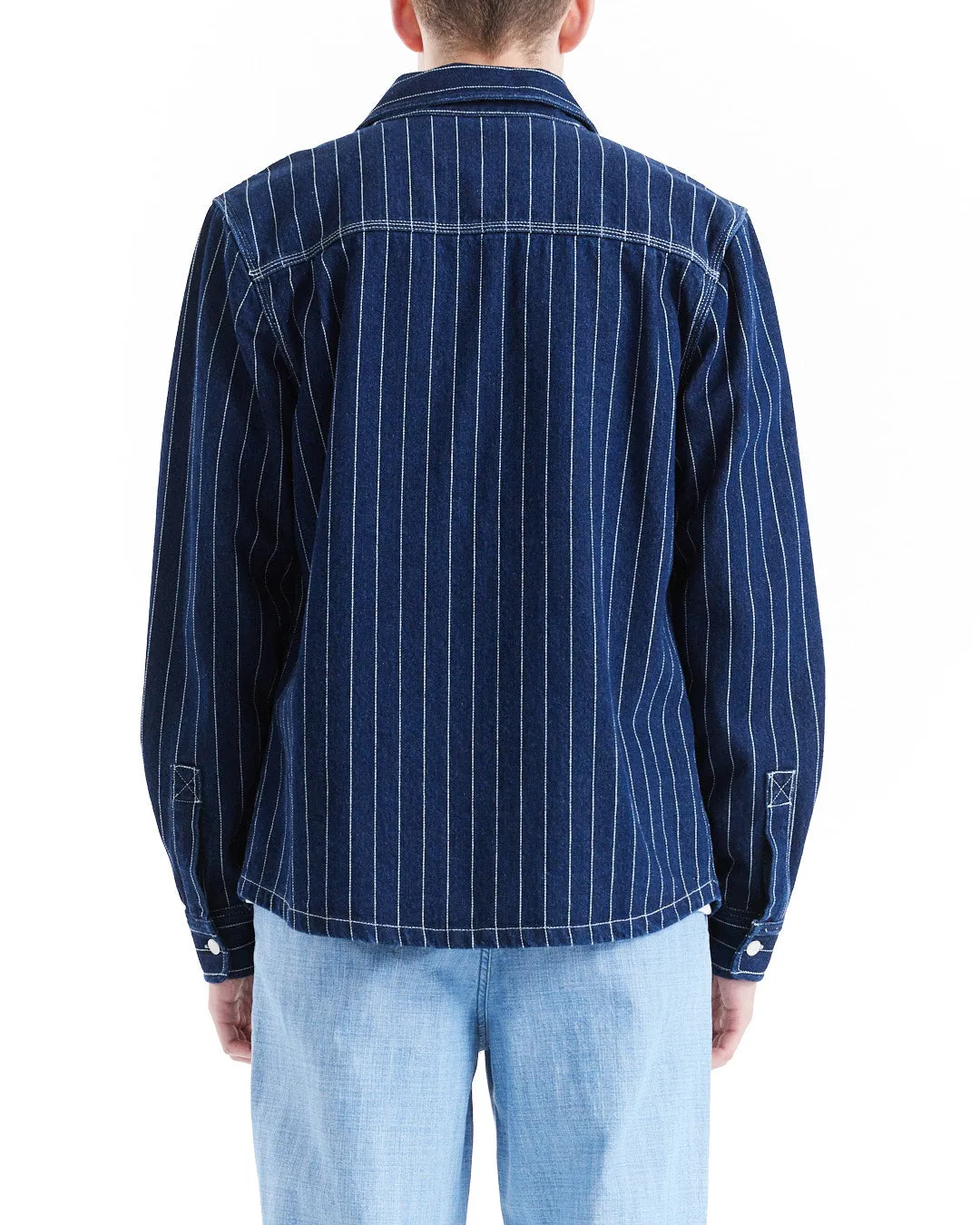 Vacay Stripe Denim Shirt - Indigo sold by Deus Ex Machina product image thumbnail 2