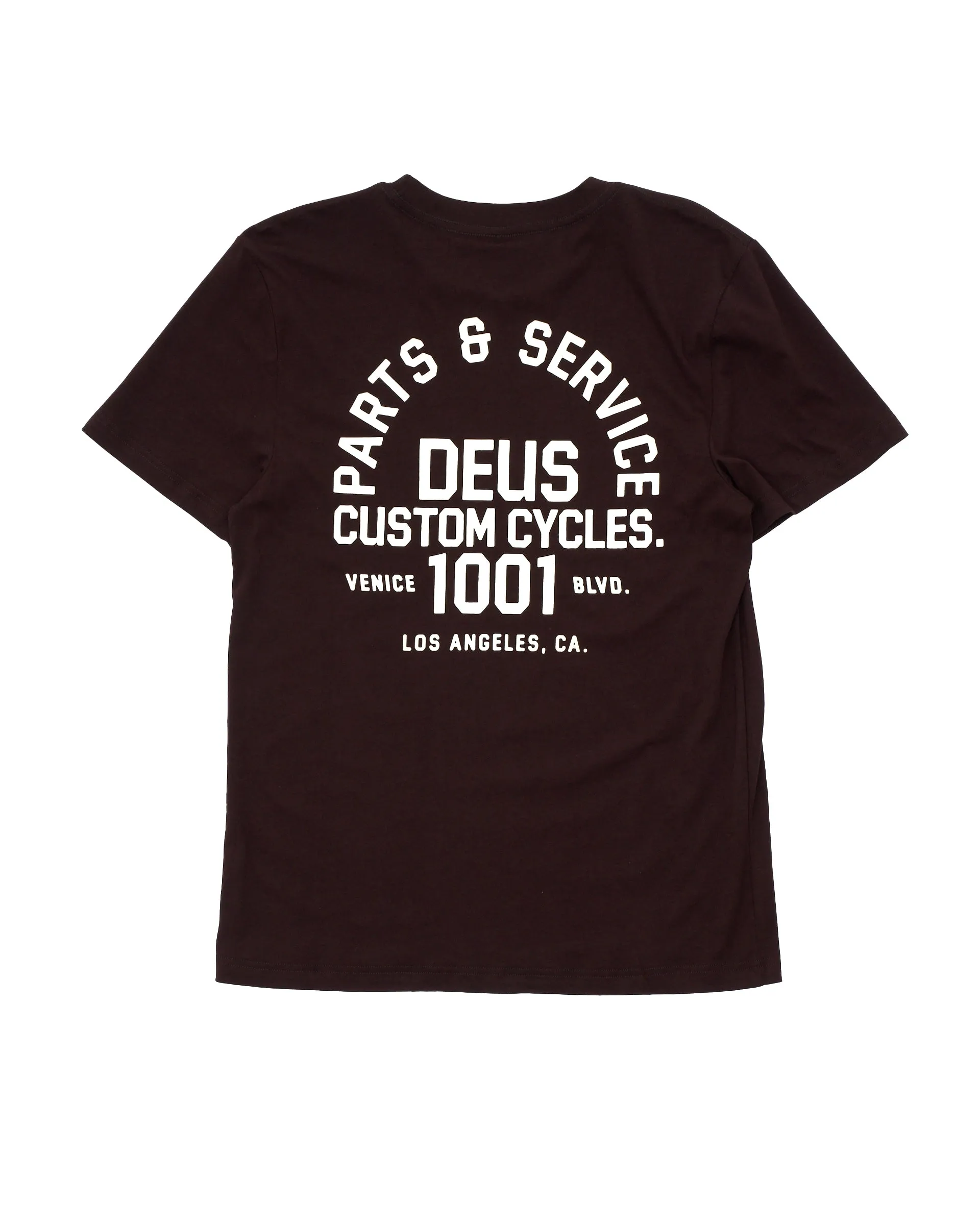Troop Tee - Choc Plum sold by Deus Ex Machina product image thumbnail 5