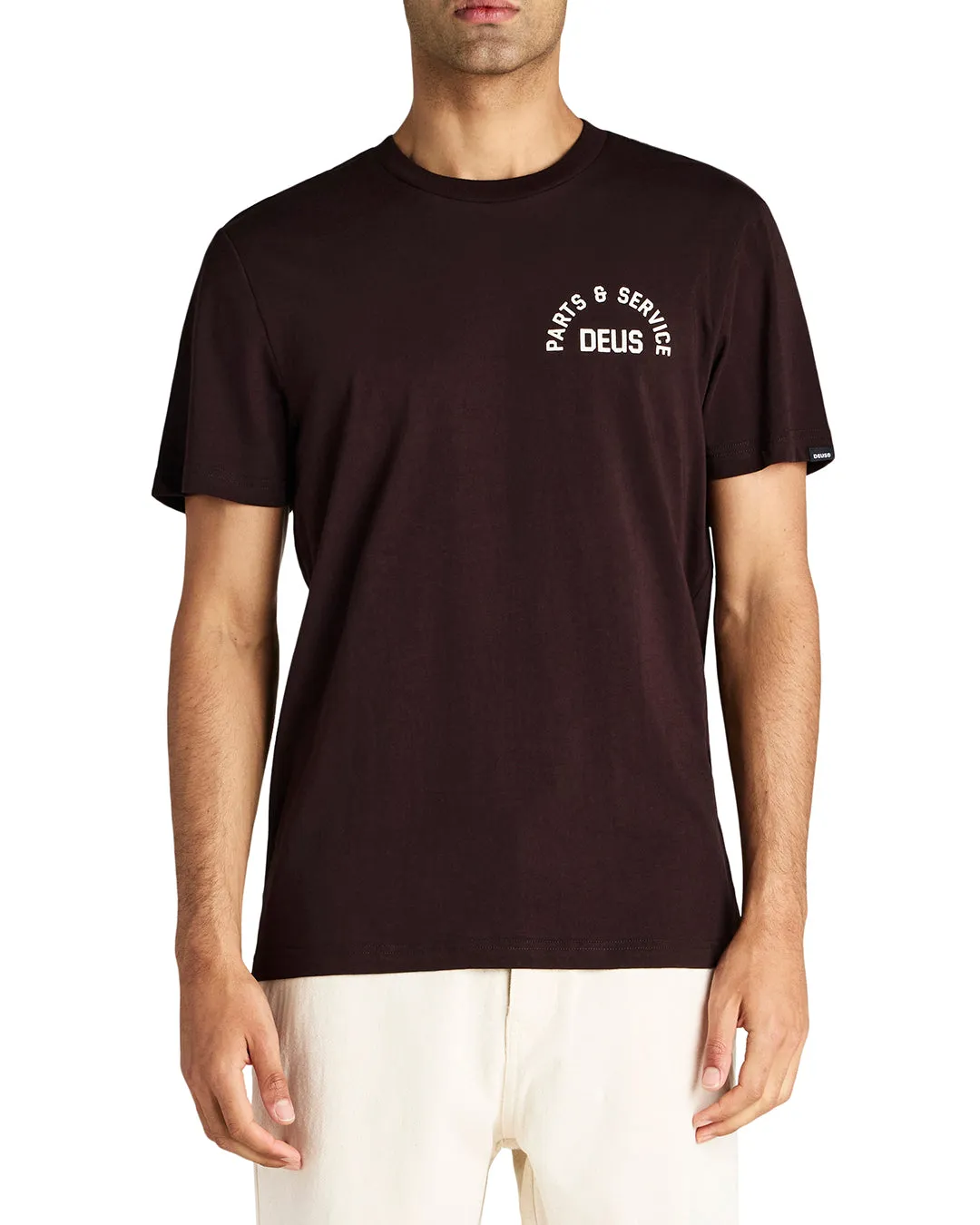 Troop Tee - Choc Plum sold by Deus Ex Machina product image thumbnail 2