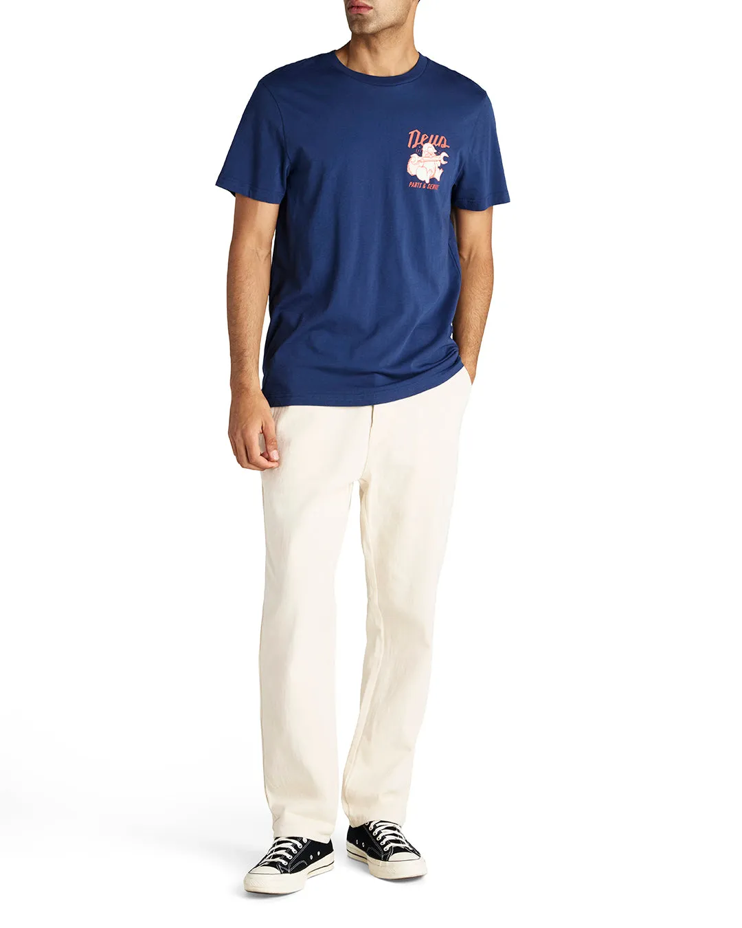 Overbite Tee - Mechanic Blue sold by Deus Ex Machina product image thumbnail 3