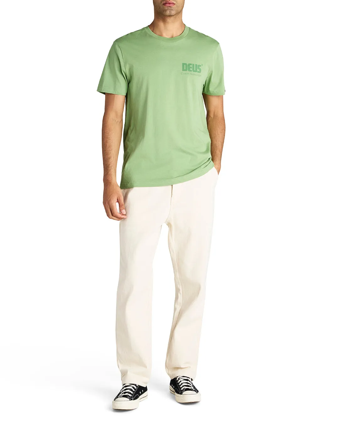 Drop Down Tee - Tendril Green sold by Deus Ex Machina product image thumbnail 3