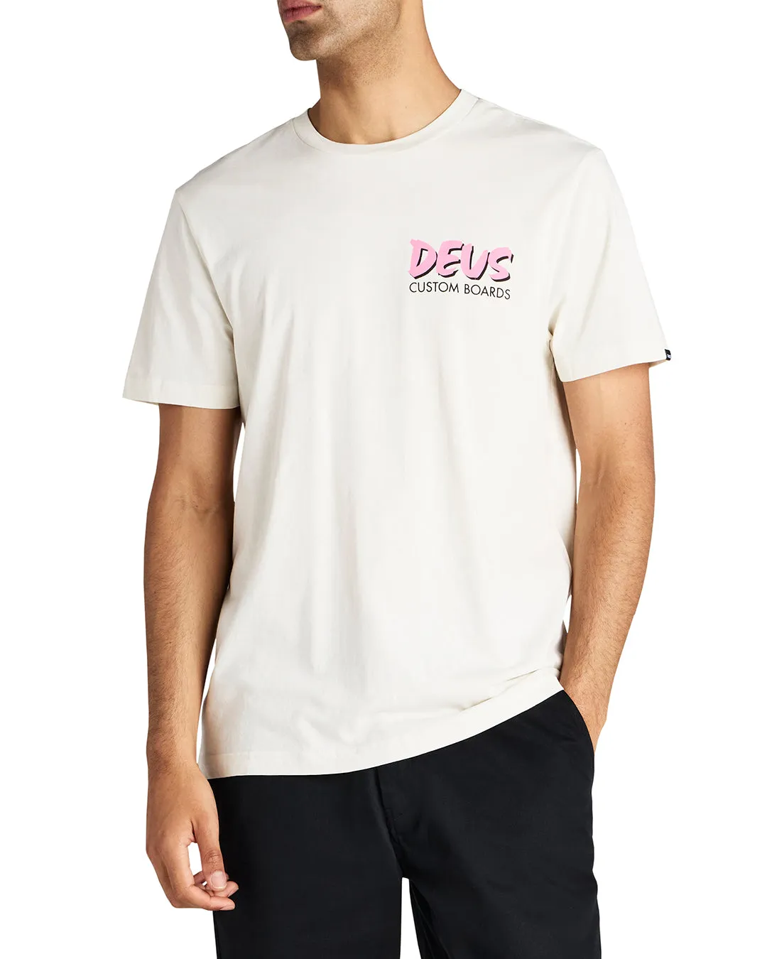 Gonz Tee - Vintage White sold by Deus Ex Machina