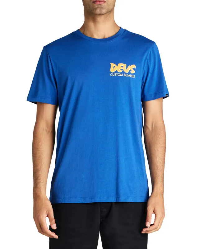 Gonz Tee - Bright Cobalt sold by Deus Ex Machina