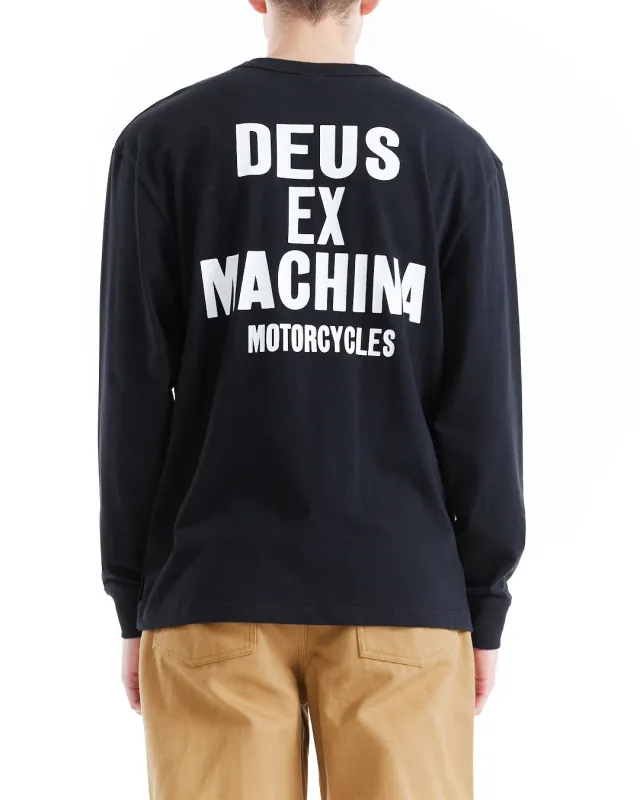 Ride Ready Long Sleeve Tee - Black sold by Deus Ex Machina