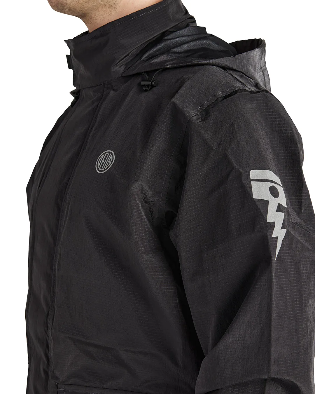 Drizzle Rain Jacket - Black sold by Deus Ex Machina product image thumbnail 4