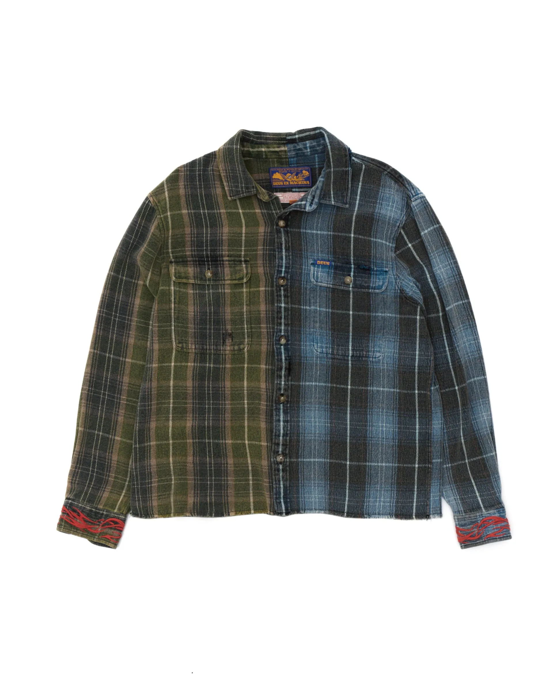 Genesis Embro Flannel - Blue Check sold by Deus Ex Machina product image thumbnail 4