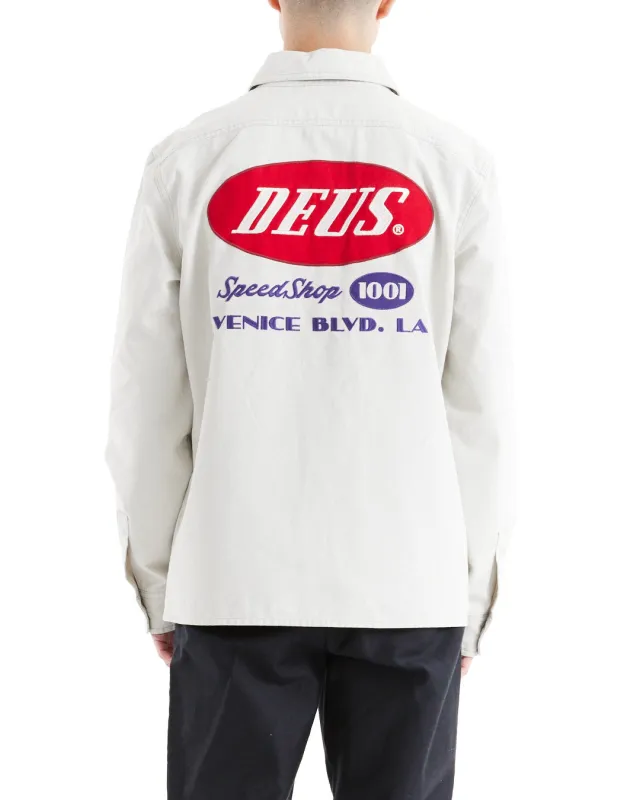 Tin Lizzie Shirt - Dirty White sold by Deus Ex Machina