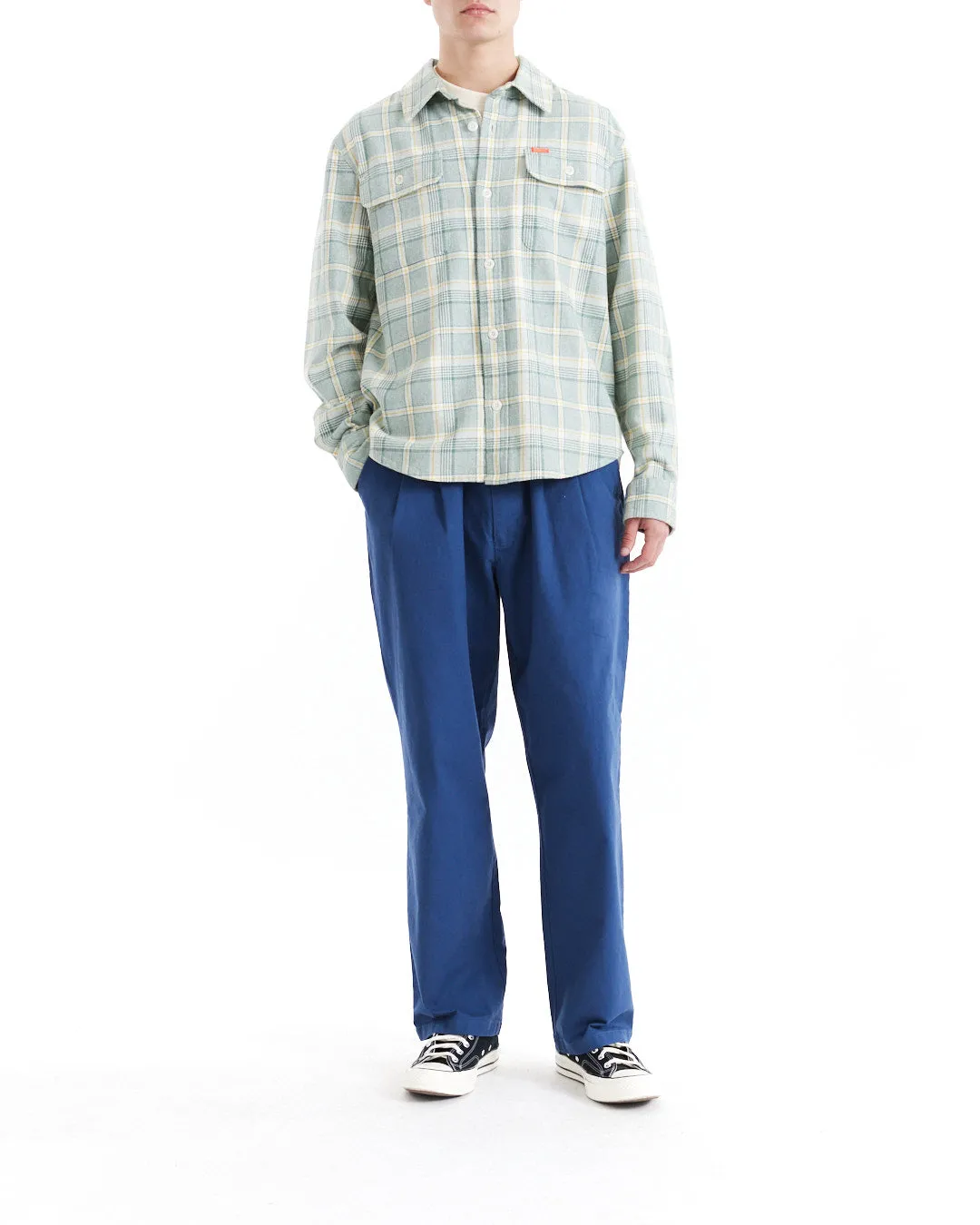 Vacay Check Shirt - Tendril Green sold by Deus Ex Machina product image thumbnail 4