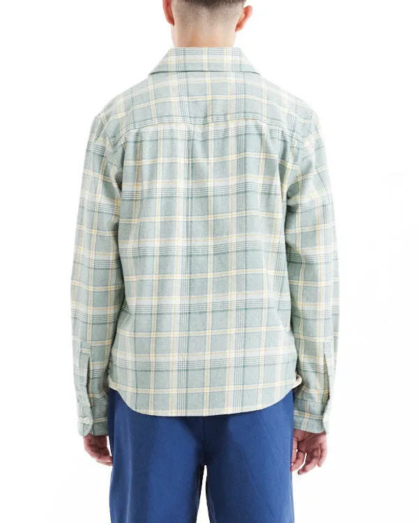 Vacay Check Shirt - Tendril Green sold by Deus Ex Machina product image thumbnail 2