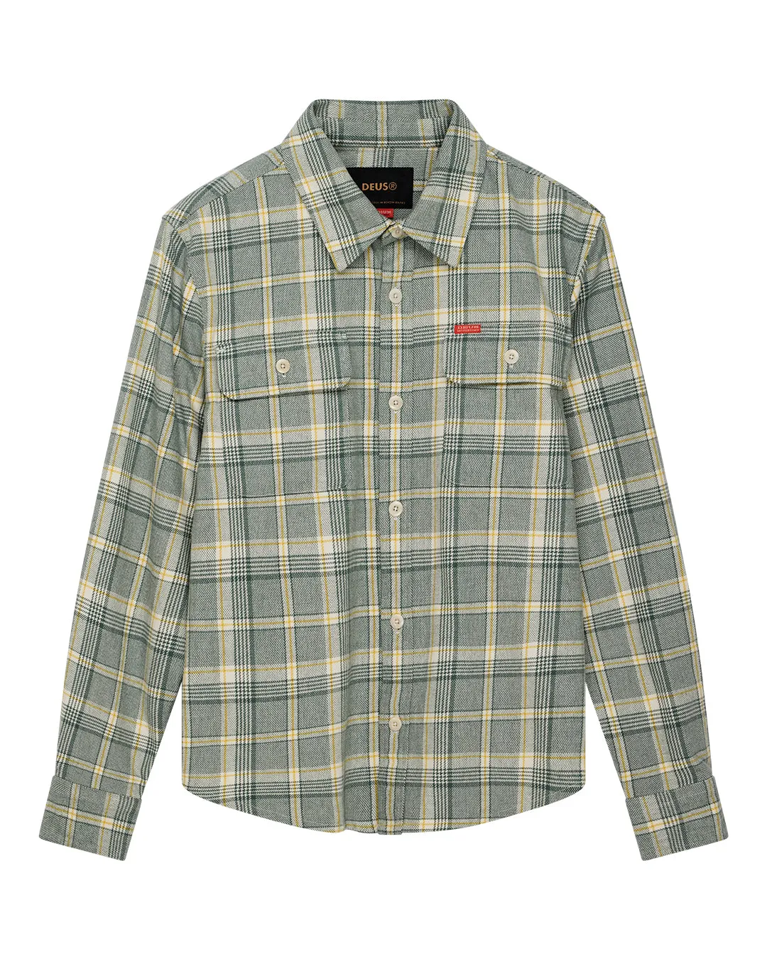Vacay Check Shirt - Tendril Green sold by Deus Ex Machina product image thumbnail 5