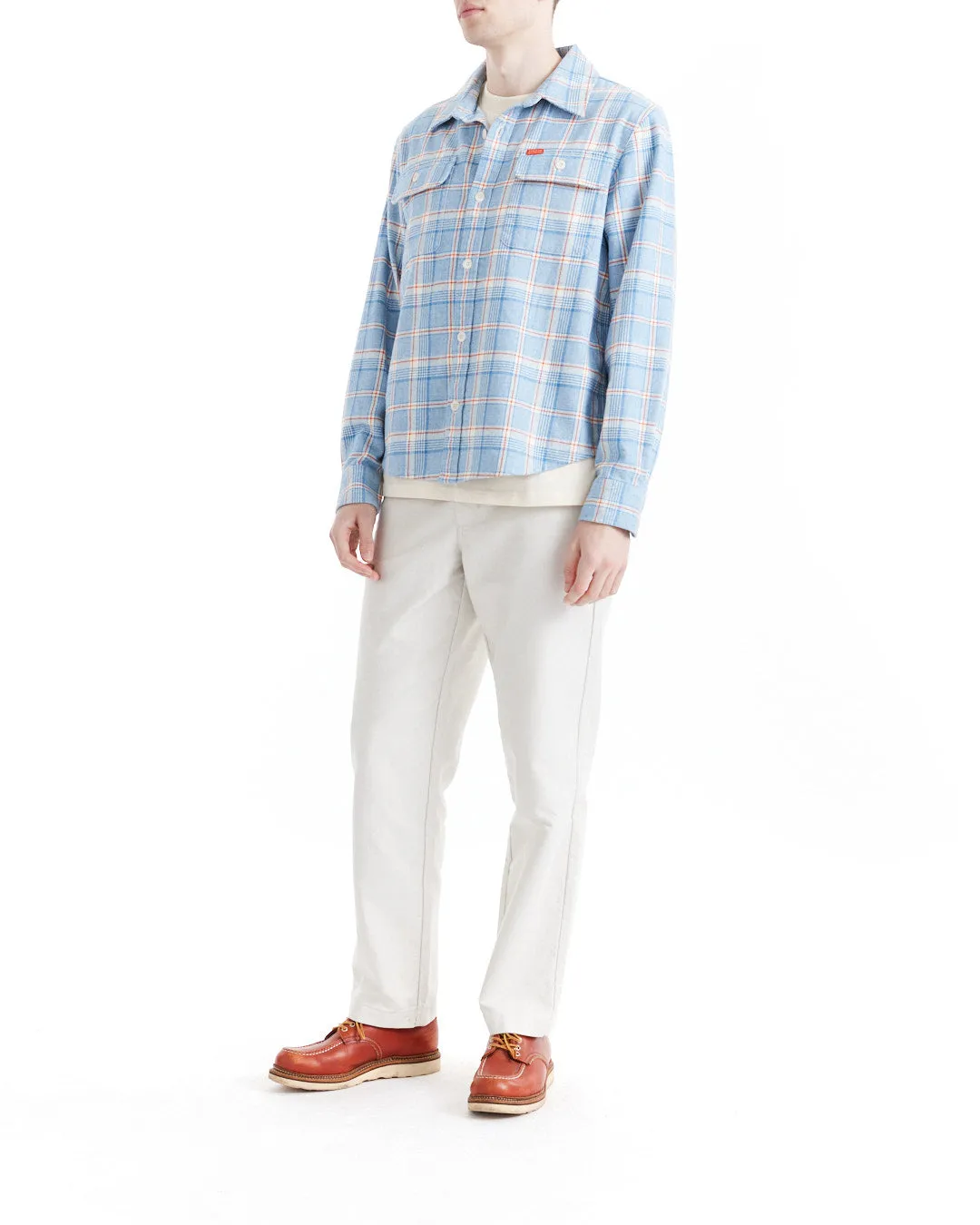 Vacay Check Shirt - Sky Blue sold by Deus Ex Machina product image thumbnail 3