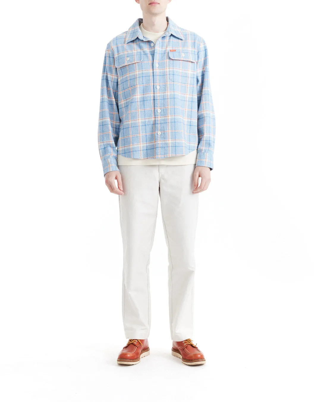 Vacay Check Shirt - Sky Blue sold by Deus Ex Machina product image thumbnail 4