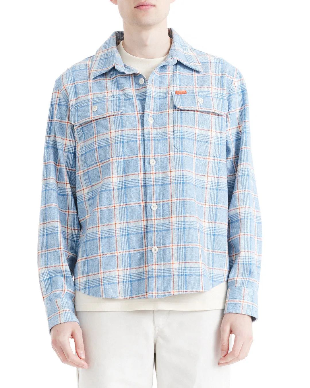 Vacay Check Shirt - Sky Blue sold by Deus Ex Machina
