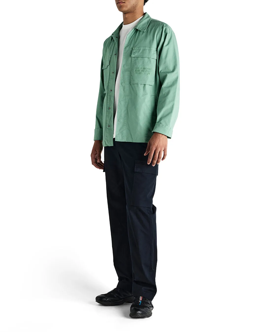 Tommy Poplin Surf Shirt - Shale Green sold by Deus Ex Machina product image thumbnail 5