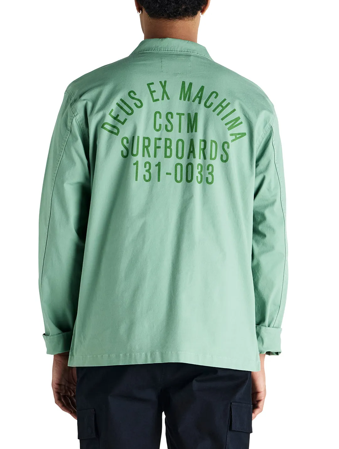 Tommy Poplin Surf Shirt - Shale Green sold by Deus Ex Machina product image thumbnail 2