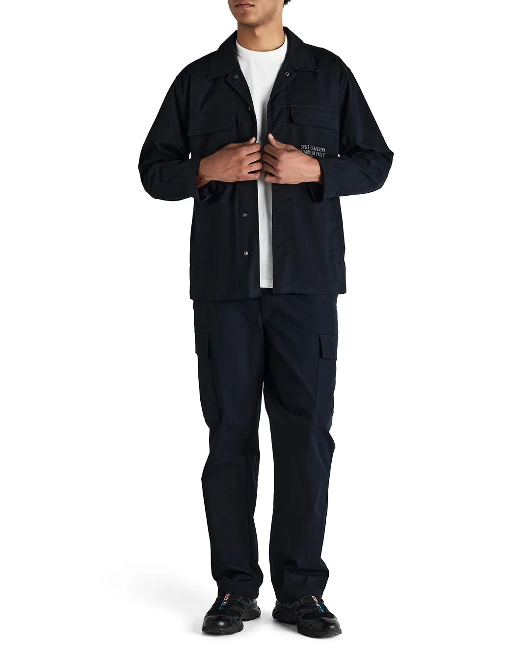 Tommy Poplin Surf Shirt - Black sold by Deus Ex Machina product image thumbnail 3