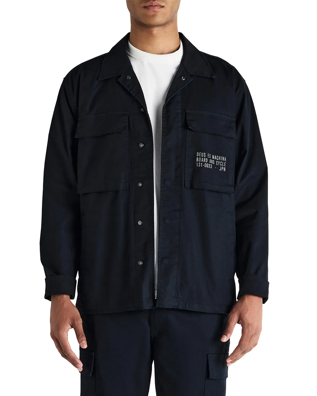 Tommy Poplin Surf Shirt - Black sold by Deus Ex Machina product image thumbnail 2